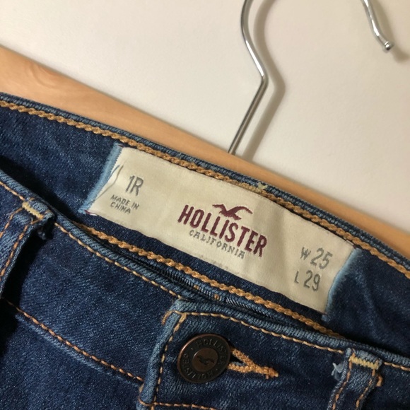 HOLLISTER Distressed Mid Rise Skinny Jeans - Picture 3 of 3